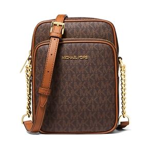 Last Call! NWT Michael Kors Jet Set Travel Medium Logo Crossbody Bag